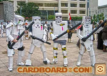 The original cardboard troopers in 2005